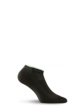 Носки Lasting ARA 906 cotton+nylon, черный с зеленой полоской, размер M, ARA906M