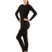 Комплект женского термобелья Lasting, черный - футболка Atala и штаны Aura S-M, Atala9090SM_Aura9090SM