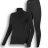 Комплект женского термобелья Lasting, черный - футболка LAURA и штаны WASA, M
