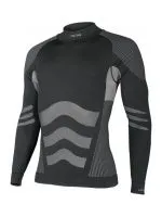 Футболка  мужская Angel/ дл. рукав/ синтетика 320/ черный