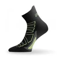 Носки Lasting RPC 906, microfiber+polypropylene, черный с серой подошвой и зеленой полоской Носки Lasting RPC 906, microfiber+polypropylene, черный с серой подошвой и зеленой полоской