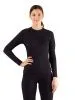 Футболка  женская Atila/ дл. рукав/ шерсть 160/ черный