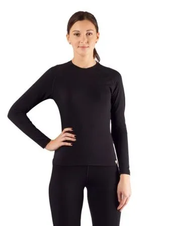 Футболка  женская Atila/ дл. рукав/ шерсть 160/ черный