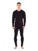 Комплект мужского термобелья Lasting, черный - футболка Rosta и штаны Rex