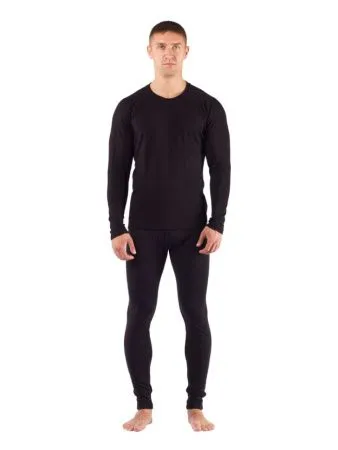 Комплект мужского термобелья Lasting, черный - футболка Rosta и штаны Rex