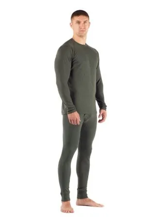 Комплект мужского термобелья Lasting, зеленый - футболка Rosta и штаны Rex