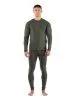 Комплект мужского термобелья Lasting, зеленый - футболка Atar и штаны Atok