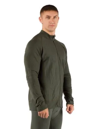 Футболка  мужская OLE/ дл. рукав/ шерсть 260/ зеленый