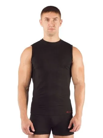 Майка  мужская Achile/ кор. рукав/ синтетика/ черный