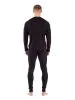 Комплект мужского термобелья Lasting, черный - футболка Rosta и штаны Rex