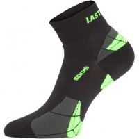Носки Lasting CTF 906, polypropylene+nylon, черный/зеленый