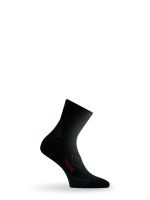 Носки Lasting TNW 983, wool+nylon, черный с серыми вставками