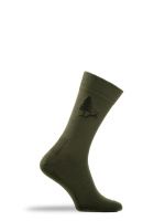 Носки Lasting  LFSL 620, cotton+polyamide, зеленый с рисунком