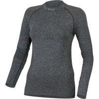 Футболка  женская TELA/ дл. рукав/ cинтетика / черная TELA-8990