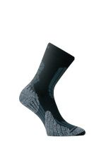 Носки Lasting ITU 900, microfiber+polypropylene, черный с серыми полосками