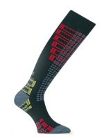 Носки Lasting SUB 913, acryl+polyamide, черный с красной вставкой