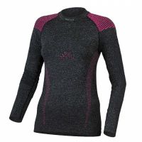Футболка  женская TELA/ дл. рукав/ cинтетика / черная TELA-8940