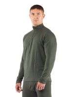 Футболка  мужская WIRY/ дл. рукав/ шерсть 260/ зеленый