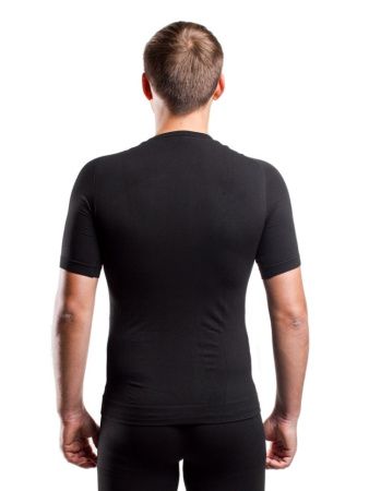 Футболка мужская Abel/ кор. рукав/ синтетика/ черный