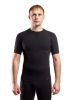 Футболка мужская Abel/ кор. рукав/ синтетика/ черный