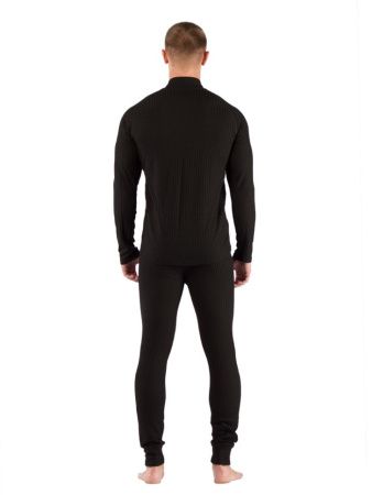 Комплект мужского термобелья Lasting, черный - футболка SWU и штаны JWP