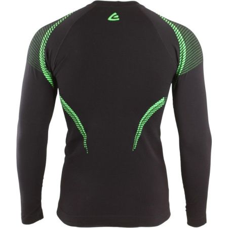 Футболка  мужская STEM/ дл. рукав/ синтетика / черная