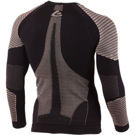 Футболка  мужская Rolo/ дл. рукав/ синтетика 260/ черный