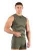 Майка  мужская Achile/ кор. рукав/ синтетика/ зеленый