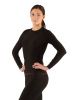 Футболка женская Atala/ дл. рукав/ синтетика/ черный