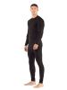 Комплект мужского термобелья Lasting, черный - футболка Apol и штаны Ateo