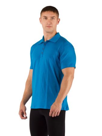 Футболка  мужская DINGO/ кор. рукав/ шерсть 160/ голубой