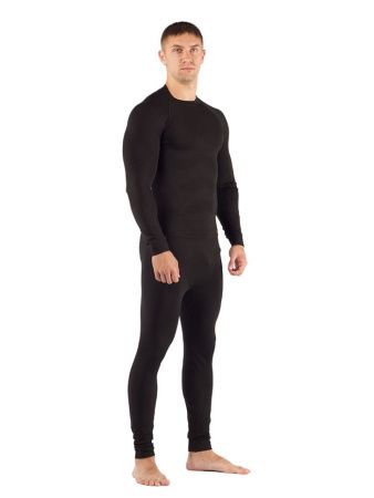 Комплект мужского термобелья Lasting, черный - футболка Apol и штаны Ateo