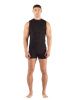 Комплект мужского термобелья Lasting, черный - футболка Achile и шорты Adam