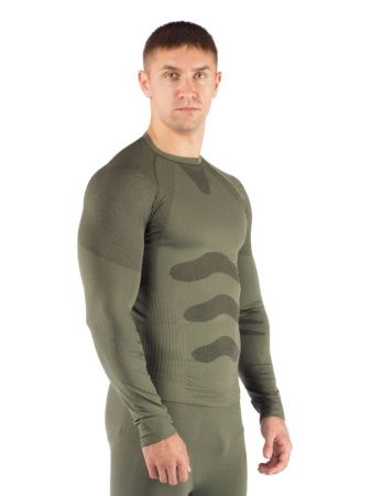 Футболка мужская Apol/ дл. рукав/ синтетика/ зеленый Футболка мужская Apol/ дл. рукав/ синтетика/ зеленый