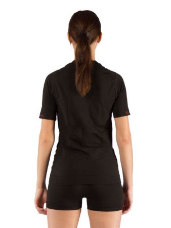 Футболка женская Alba/ кор. рукав/ синтетика/ черный