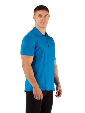 Футболка  мужская DINGO/ кор. рукав/ шерсть 160/ голубой