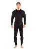 Комплект мужского термобелья Lasting, черный - футболка Apol и штаны Ateo
