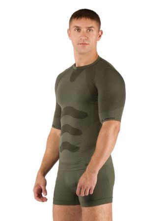 Футболка мужская Abel/ кор. рукав/ синтетика/ зеленый