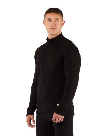 Футболка  мужская OLE/ дл. рукав/ шерсть 260/ черный