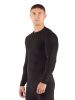 Футболка мужская Apol/ дл. рукав/ синтетика/ черный