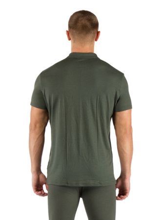 Футболка  мужская DINGO/ кор. рукав/ шерсть 160/ зеленый