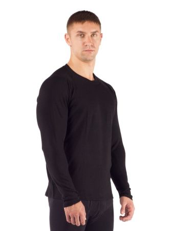 Футболка  мужская Rosta/ дл. рукав/ шерсть 220/ черный