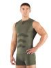 Майка  мужская Achile/ кор. рукав/ синтетика/ зеленый