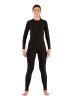 Комплект женского термобелья Lasting, черный - футболка Atala и штаны Aura