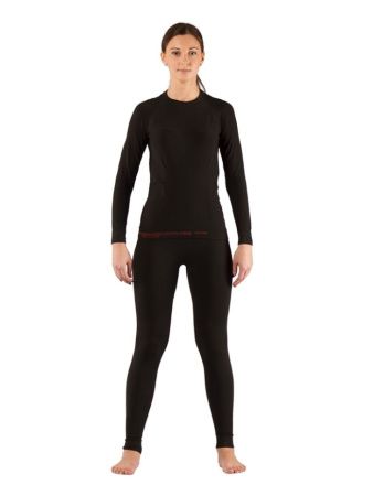 Комплект женского термобелья Lasting, черный - футболка Atala и штаны Aura