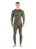 Комплект мужского термобелья Lasting, зеленый - футболка Apol и штаны Ateo