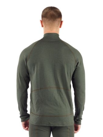 Футболка  мужская WIRY/ дл. рукав/ шерсть 260/ зеленый Футболка  мужская WIRY/ дл. рукав/ шерсть 260/ зеленый