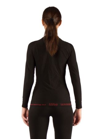 Футболка женская Atala/ дл. рукав/ синтетика/ черный