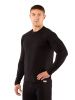 Футболка  мужская Atar/ дл. рукав/ шерсть 160/ черный