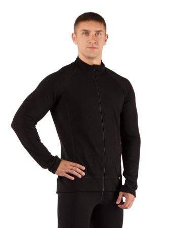 Футболка  мужская OLE/ дл. рукав/ шерсть 260/ черный